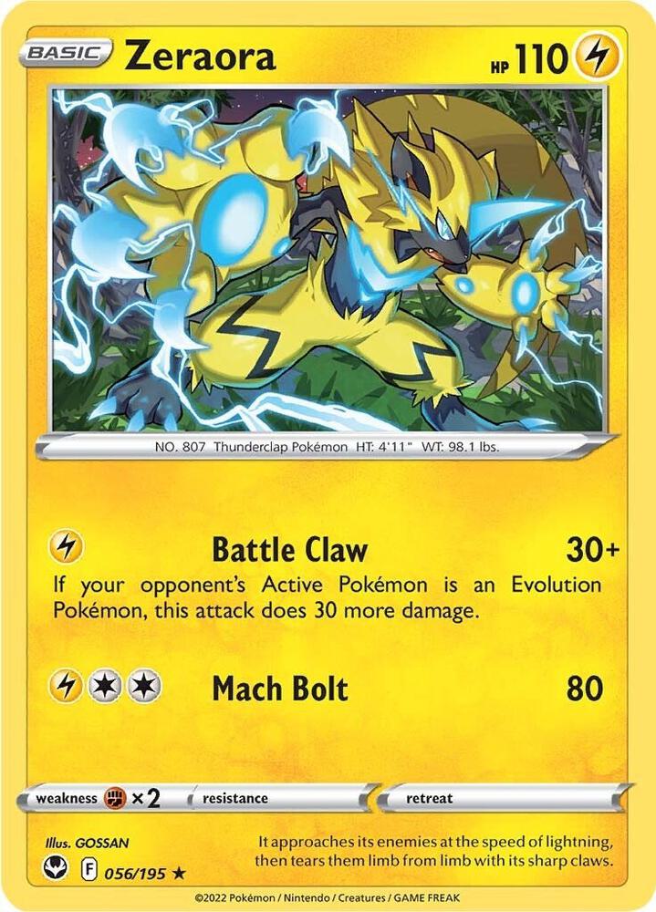 Zeraora [SWSH12: Silver Tempest] 056/195