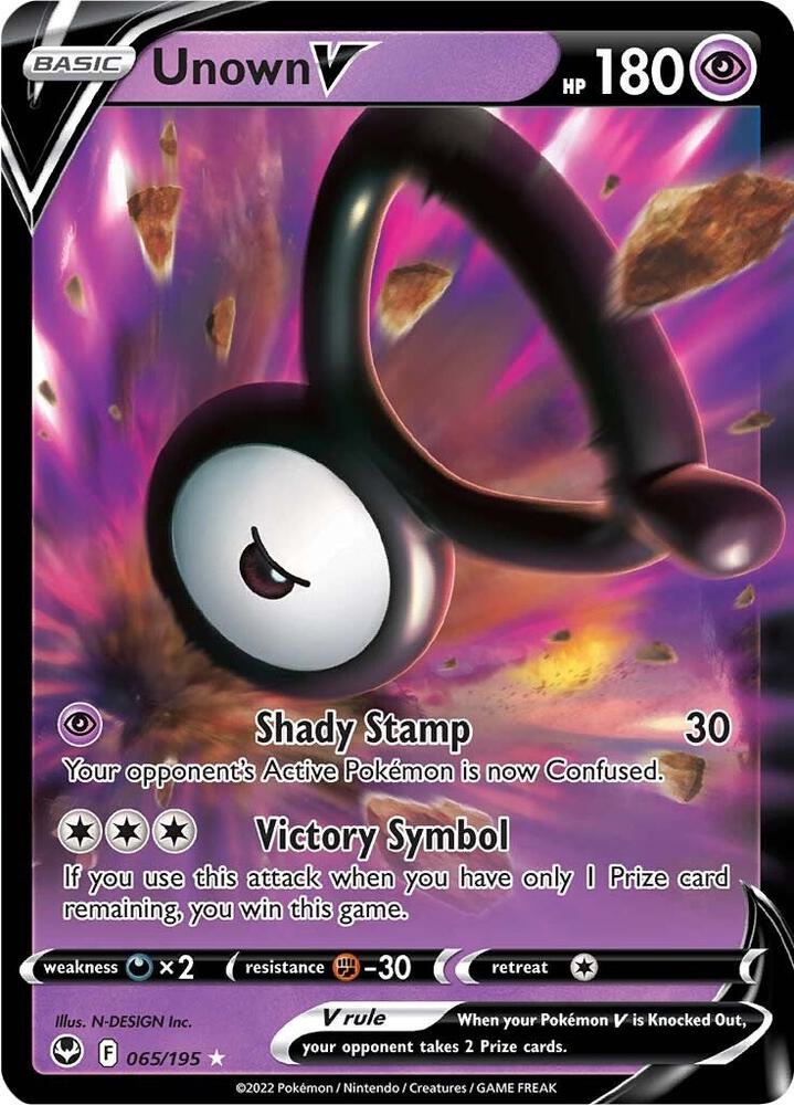 Unown V [SWSH12: Silver Tempest] 065/195