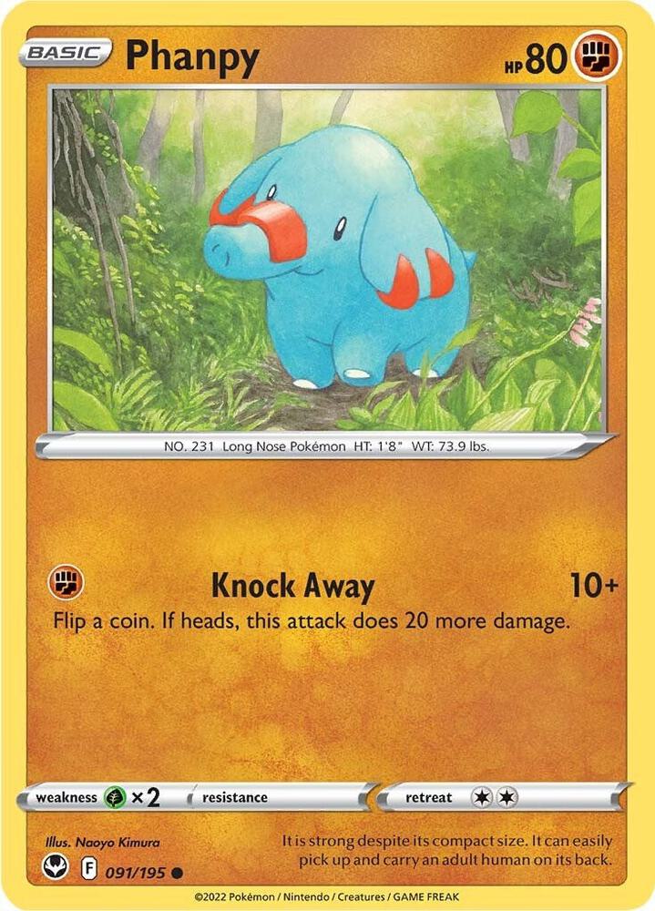 Phanpy [SWSH12: Silver Tempest] 091/195