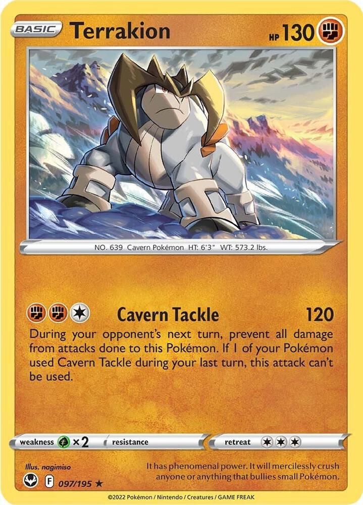 Terrakion [SWSH12: Silver Tempest] 097/195