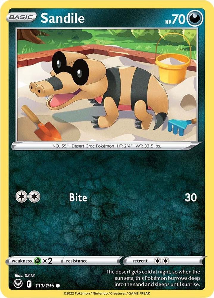 Sandile [SWSH12: Silver Tempest] 111/195