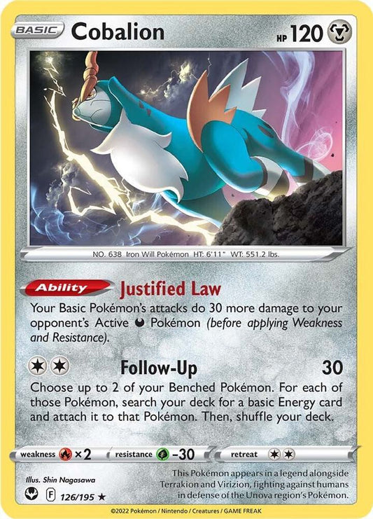 Cobalion [SWSH12: Silver Tempest] 126/195
