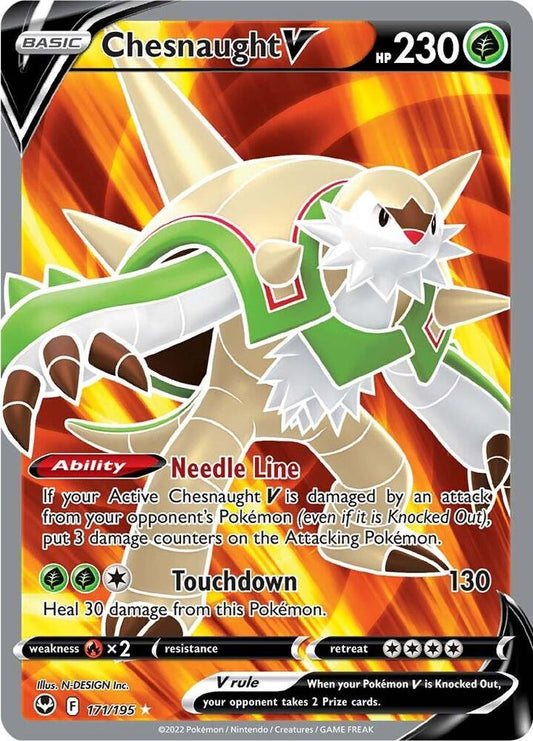 Chesnaught V (Full Art) [SWSH12: Silver Tempest] 171/195