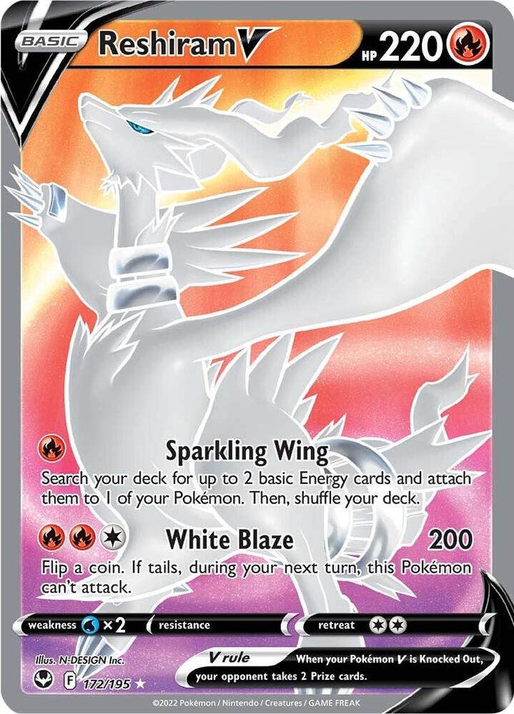 Reshiram V (Full Art) [SWSH12: Silver Tempest] 172/195