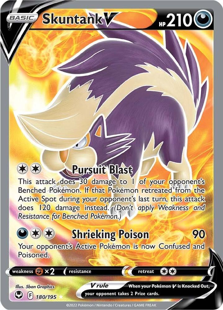 Skuntank V (Full Art) [SWSH12: Silver Tempest] 180/195