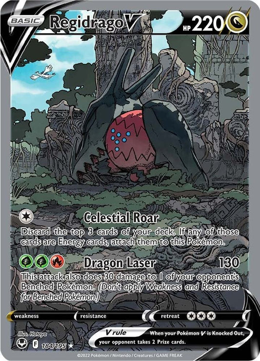 Regidrago V (Alternate Full Art) [SWSH12: Silver Tempest] 184/195