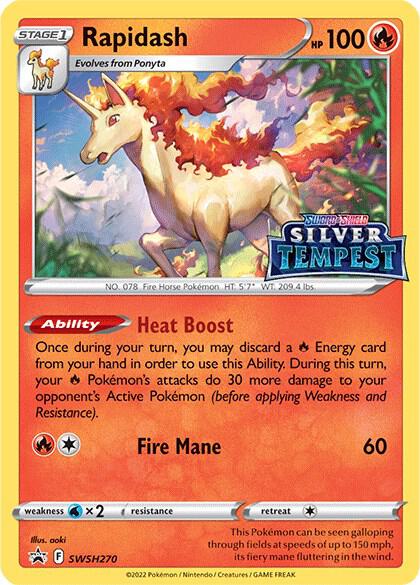 Rapidash - SWSH270 (Prerelease) [SWSH: Sword & Shield Promo Cards] SWSH270