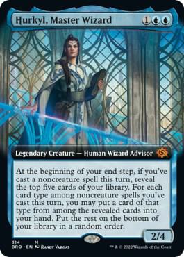 Hurkyl, Master Wizard (Extended Art) [The Brothers' War] 314