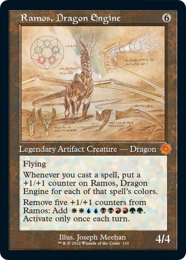 Ramos, Dragon Engine (Schematic) [The Brothers' War: Retro Frame Artifacts] 110