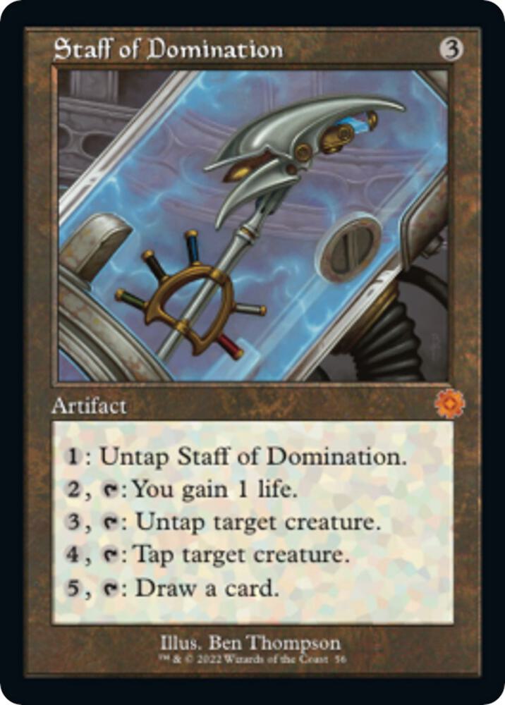 Staff of Domination [The Brothers' War: Retro Frame Artifacts] 56