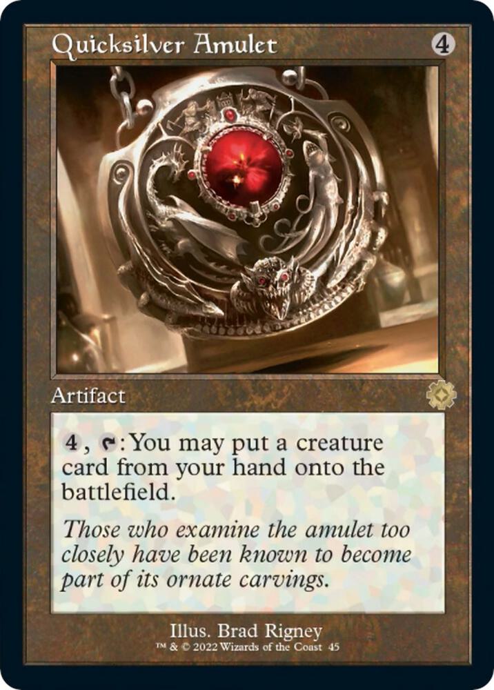 Quicksilver Amulet [The Brothers' War: Retro Frame Artifacts] 45