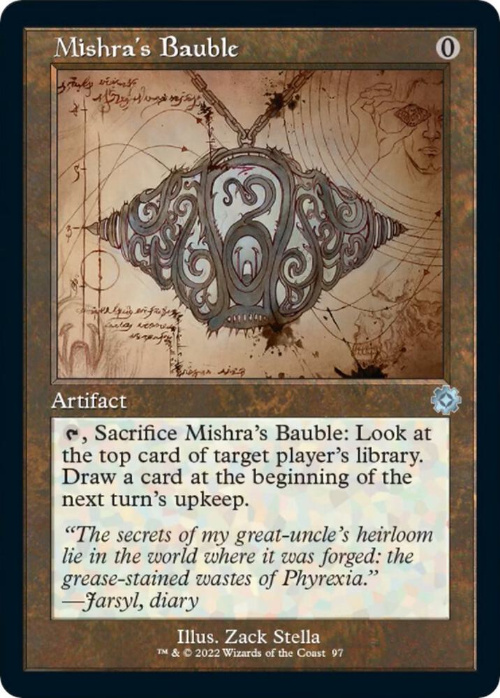 Mishra's Bauble (Schematic) [The Brothers' War: Retro Frame Artifacts] 97