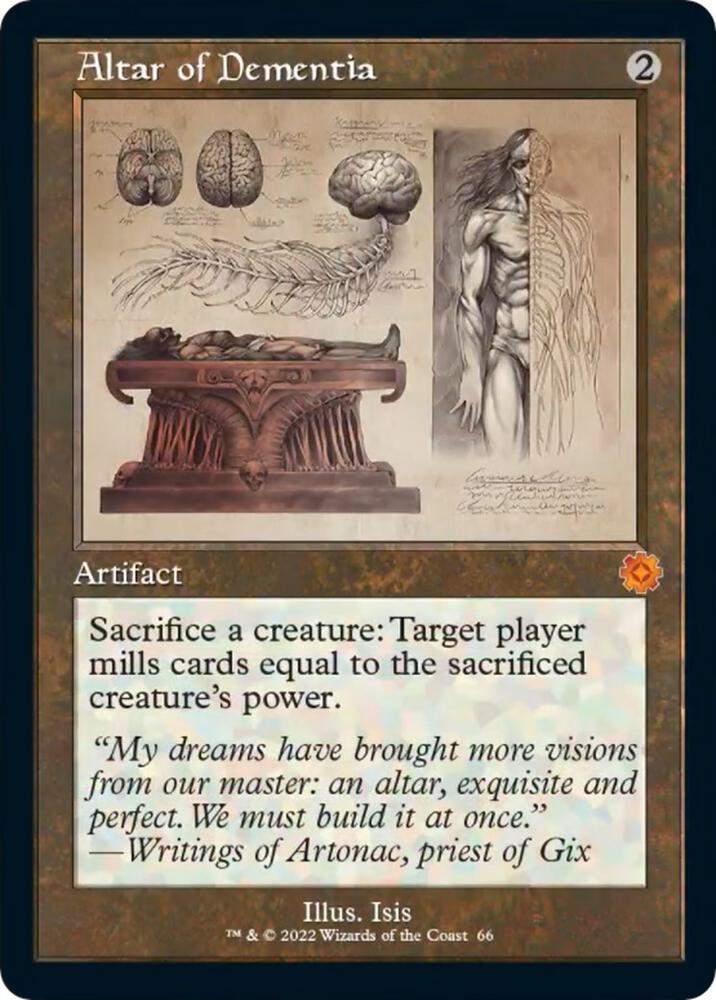 Altar of Dementia (Schematic) [The Brothers' War: Retro Frame Artifacts] 66