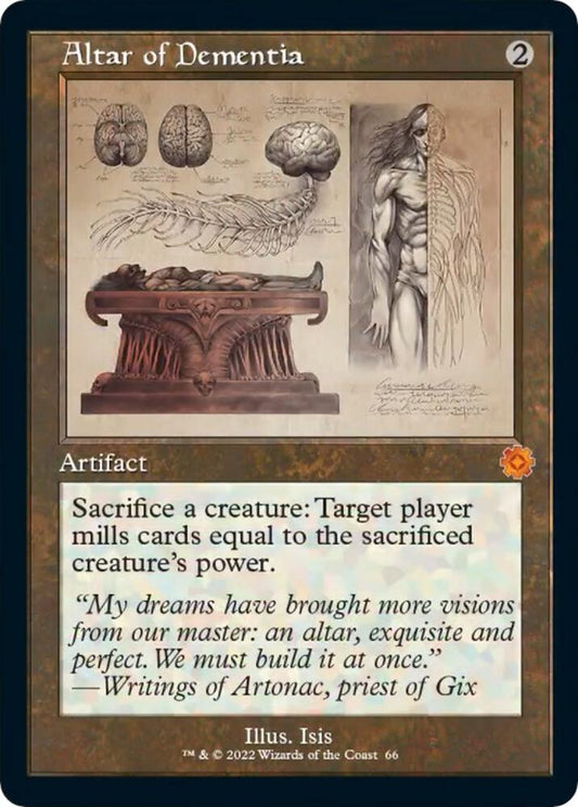 Altar of Dementia (Schematic) [The Brothers' War: Retro Frame Artifacts] 66