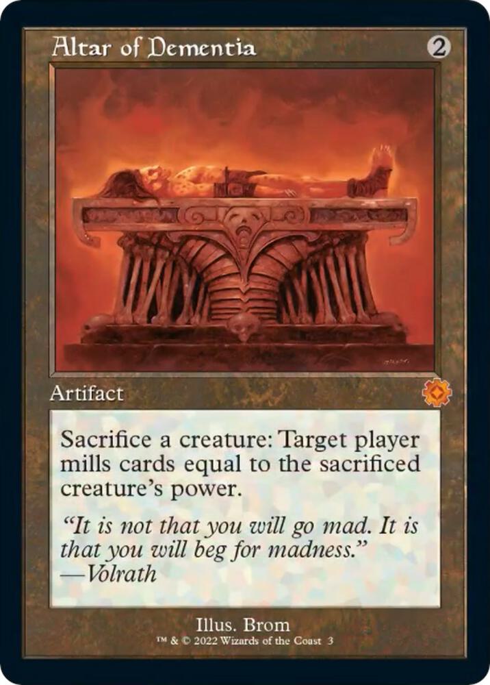 Altar of Dementia [The Brothers' War: Retro Frame Artifacts] 3