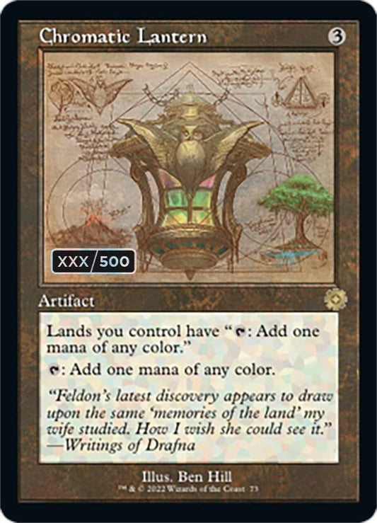 Chromatic Lantern (Schematic) (Serial Numbered) [The Brothers' War: Retro Frame Artifacts] 73