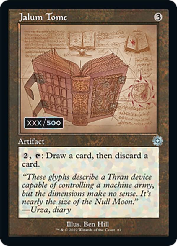 Jalum Tome (Schematic) (Serial Numbered) [The Brothers' War: Retro Frame Artifacts] 87