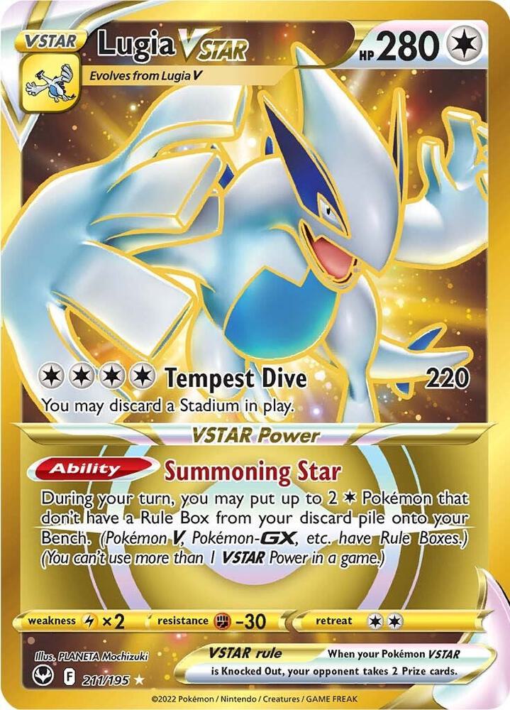 Lugia VSTAR (Secret) (211) [SWSH12: Silver Tempest] 211/195