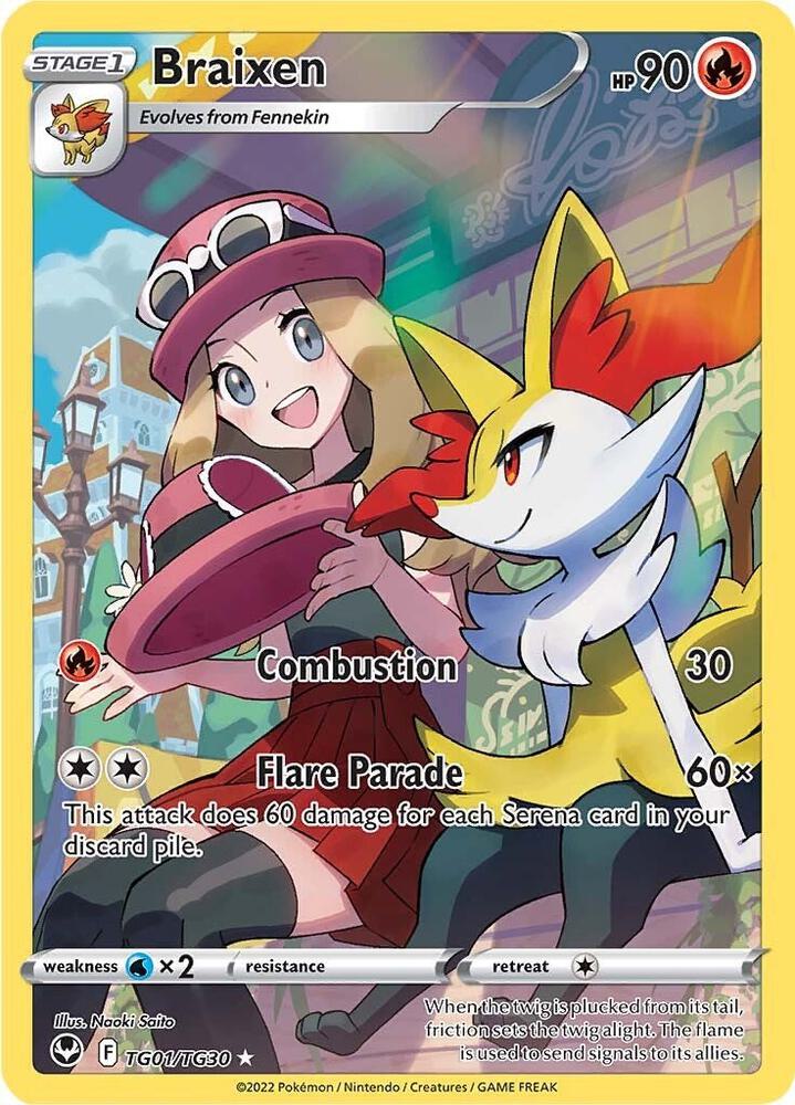 Braixen [SWSH12: Silver Tempest Trainer Gallery] TG01/TG30