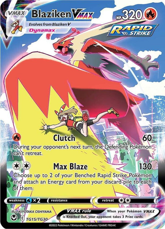 Blaziken VMAX [SWSH12: Silver Tempest Trainer Gallery] TG15/TG30