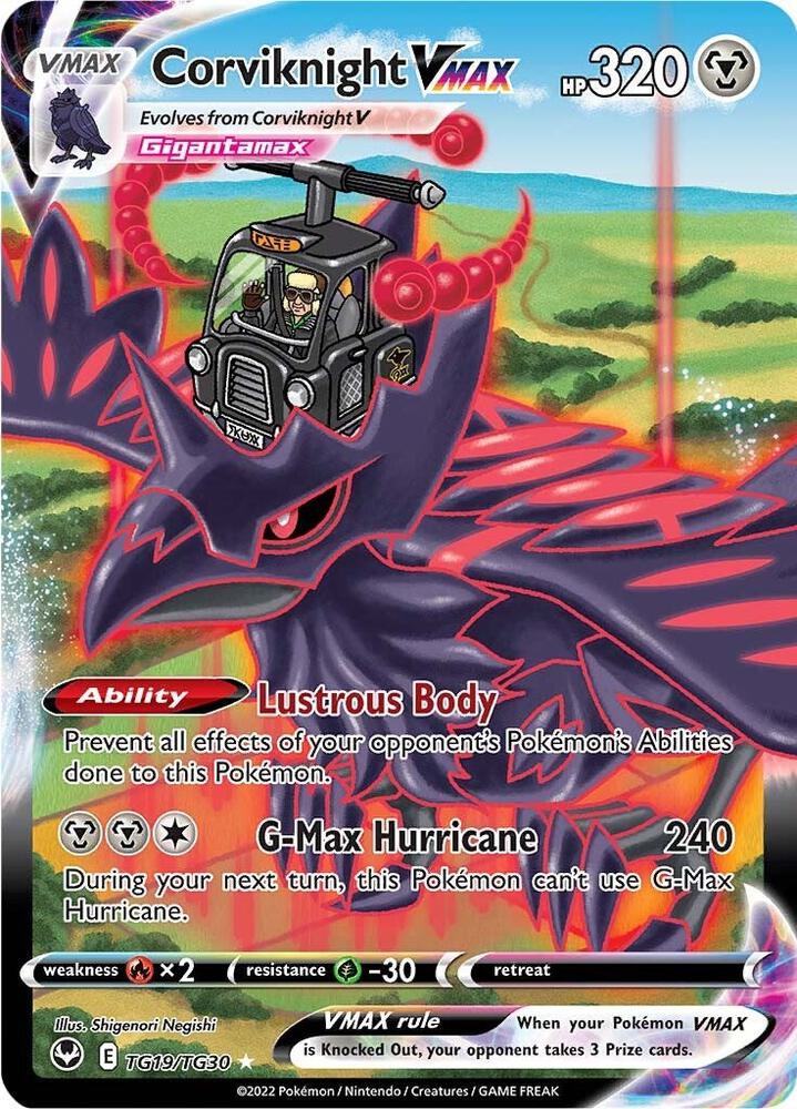 Corviknight VMAX [SWSH12: Silver Tempest Trainer Gallery] TG19/TG30