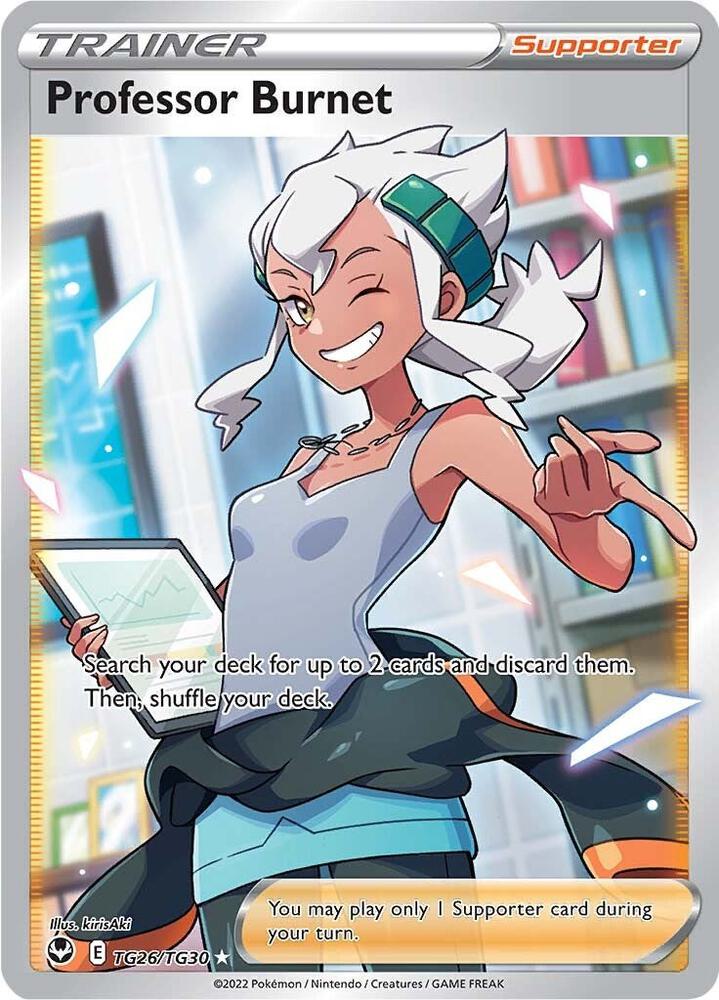 Professor Burnet [SWSH12: Silver Tempest Trainer Gallery] TG26/TG30
