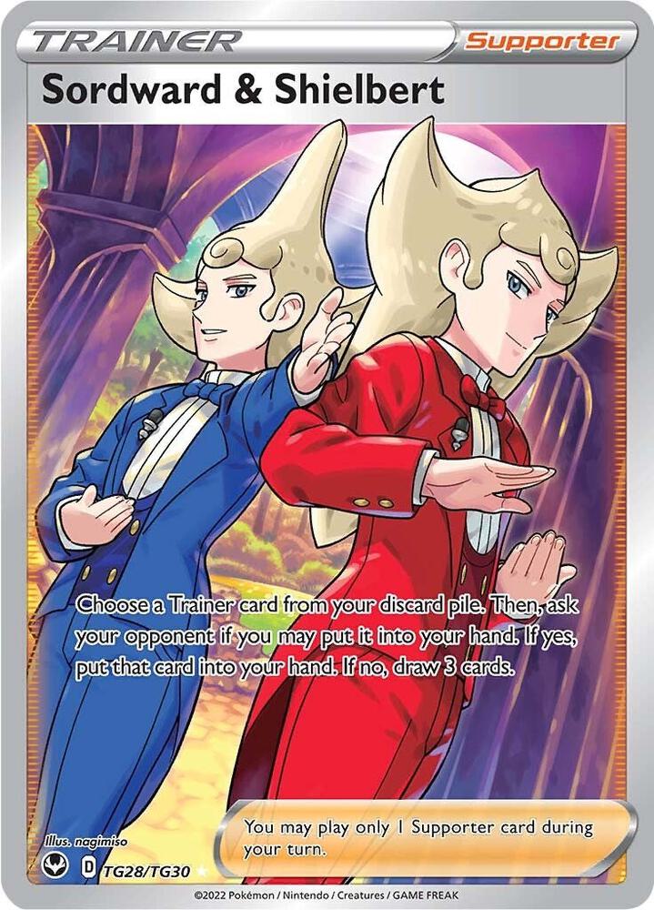 Sordward & Shielbert [SWSH12: Silver Tempest Trainer Gallery] TG28/TG30