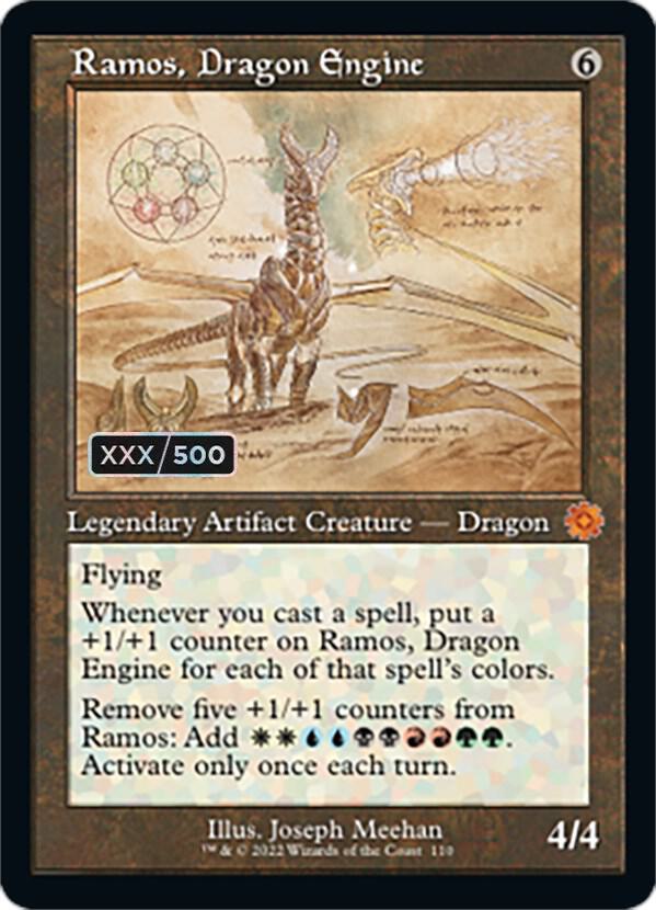 Ramos, Dragon Engine (Schematic) (Serial Numbered) [The Brothers' War: Retro Frame Artifacts] 110