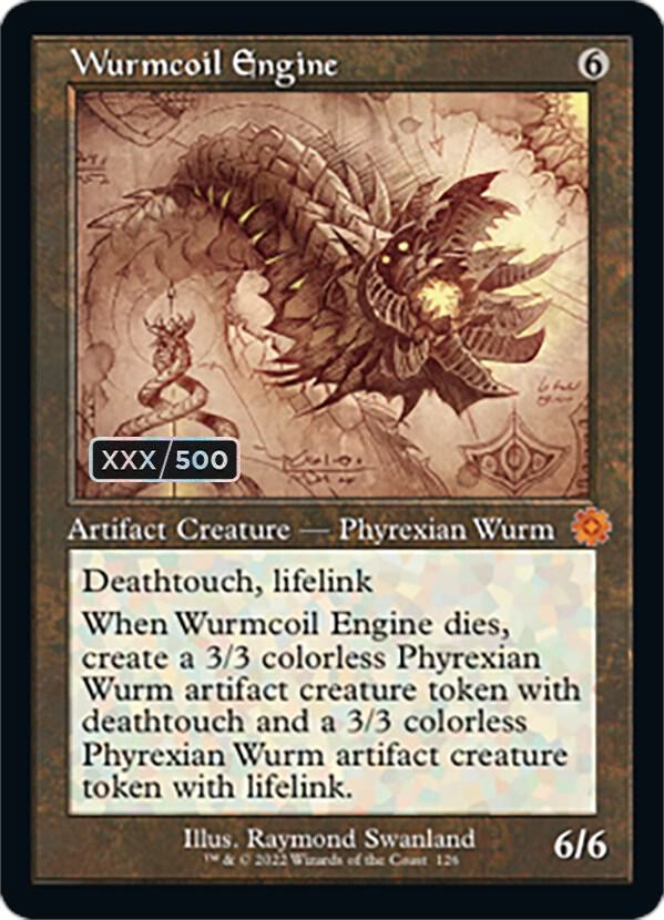 Wurmcoil Engine (Schematic) (Serial Numbered) [The Brothers' War: Retro Frame Artifacts] 126
