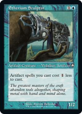 Etherium Sculptor (Retro Frame) [Commander: The Brothers' War] 82