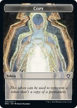 Copy // Thopter (006) Double-Sided Token [Commander: The Brothers' War] 1 // 6
