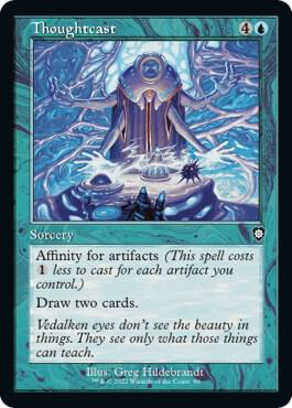 Thoughtcast (Retro Frame) [Commander: The Brothers' War] 99