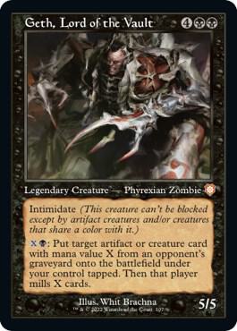 Geth, Lord of the Vault (Retro Frame) [Commander: The Brothers' War] 107