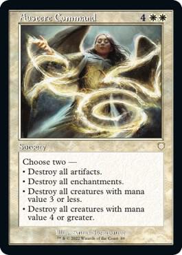Austere Command (Retro Frame) [Commander: The Brothers' War] 69