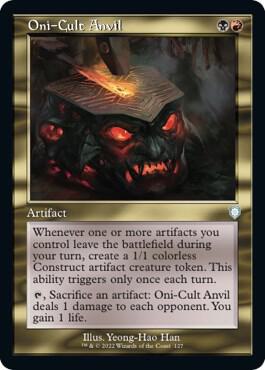 Oni-Cult Anvil (Retro Frame) [Commander: The Brothers' War] 127