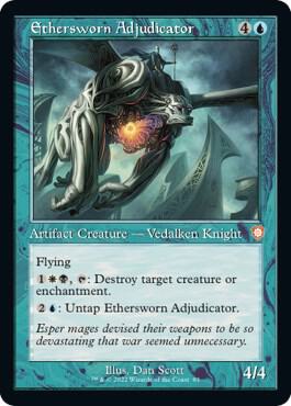 Ethersworn Adjudicator (Retro Frame) [Commander: The Brothers' War] 83