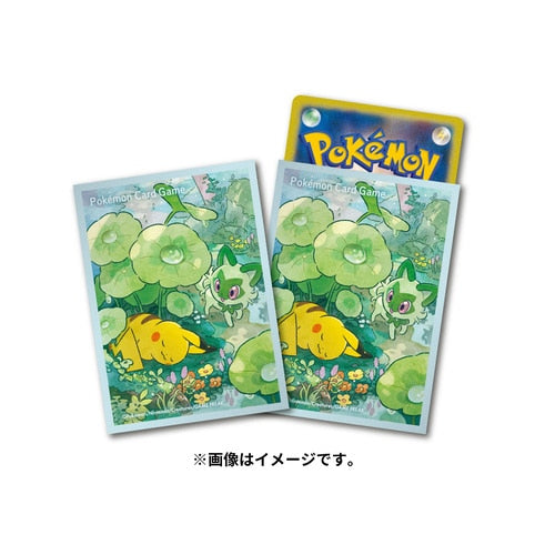 Pikachu & Sprigatito Pokemon Center Japan Sleeves