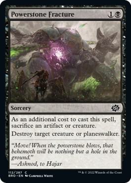 Powerstone Fracture [The Brothers' War] 112