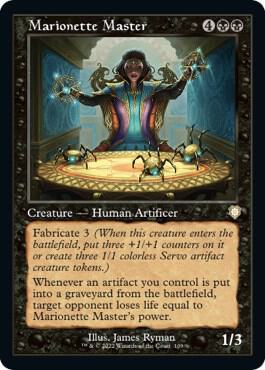 Marionette Master (Retro Frame) [Commander: The Brothers' War] 109