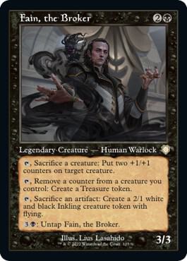 Fain, the Broker (Retro Frame) [Commander: The Brothers' War] 105