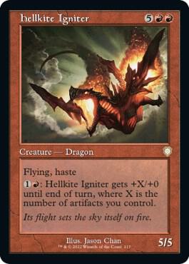 Hellkite Igniter (Retro Frame) [Commander: The Brothers' War] 117