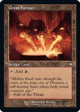Great Furnace (Retro Frame) [Commander: The Brothers' War] 187