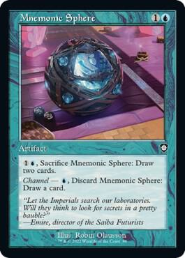 Mnemonic Sphere (Retro Frame) [Commander: The Brothers' War] 88