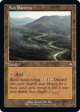 Ash Barrens (Retro Frame) [Commander: The Brothers' War] 174