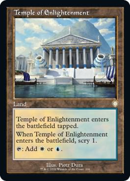 Temple of Enlightenment (Retro Frame) [Commander: The Brothers' War] 206