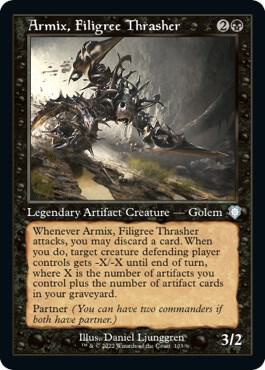 Armix, Filigree Thrasher (Retro Frame) [Commander: The Brothers' War] 103