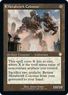 Metalwork Colossus (Retro Frame) [Commander: The Brothers' War] 147