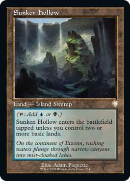 Sunken Hollow (Retro Frame) [Commander: The Brothers' War] 204