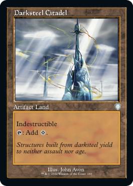 Darksteel Citadel (Retro Frame) [Commander: The Brothers' War] 180