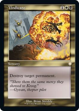 Vindicate (Retro Frame) [Commander: The Brothers' War] 131